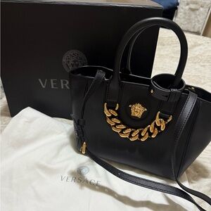 Versace Black Handbag